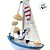 Enfeite Decorativo de Madeira - Barco Decorativo com Conchas e Âncora - 15x11cm - 1 unidade - Rizzo - Imagem 4