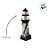 Enfeite Decorativo de Madeira com Luz - Farol Náutico Barquinho - 28x11,5cm - 1 unidade - Rizzo - Imagem 4