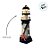 Enfeite de Madeira com Luz - Farol Náutico Estrela do Mar - 28x11,5cm - 1 unidade - Rizzo - Imagem 5