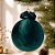 Bola de Natal Grande - Veludo Verde - 30cm - 1 unidade - Rizzo - Imagem 1