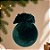 Bola de Natal Grande - Veludo Verde - 25cm - 1 unidade - Rizzo - Imagem 1