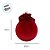 Bola de Natal Grande - Veludo Vermelho - 25cm - 1 unidade - Rizzo - Imagem 2
