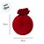 Bola de Natal Grande - Veludo Vermelho - 35cm - 1 unidade - Rizzo - Imagem 2