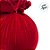 Bola de Natal Grande - Veludo Vermelho - 35cm - 1 unidade - Rizzo - Imagem 4