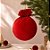 Bola de Natal Grande - Veludo Vermelho - 30cm - 1 unidade - Rizzo - Imagem 1