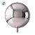 Balão de Festa Metalizado 22" 63cm - Orbz Prata - 20 unidades - Rizzo - Imagem 3