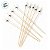 Palito em Bambu Para Petiscos - Globo Espelhado - 12cm - 20 unidades - Rizzo - Imagem 3