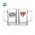 Caneca de Vidro de Cerveja - São Paulo com Placa de Metal - 420ml - 1 unidade - Allmix Presentes - Rizzo - Imagem 3
