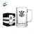 Caneca de Vidro de Cerveja - Corinthians com Placa de Metal - 420ml - 1 unidade - Allmix Presentes - Rizzo - Imagem 4