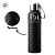 Garrafa Texturizada de Inox Com Alça Personalizada Pai Herói - Preta - 750mL - 1 unidade - Rizzo - Imagem 3