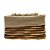 Cesta Retangular com Tecido G - Bege - 30x24x17cm - 1 unidade - Rizzo - Imagem 1