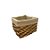 Cesta Quadrada com Tecido P - Bege - 16x16x12cm - 1 unidade - Rizzo - Imagem 2