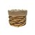Cesta Redonda com Tecido P - Bege - 16x16x13cm - 1 unidade - Rizzo - Imagem 1