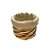 Cesta Redonda com Tecido P - Bege - 16x16x13cm - 1 unidade - Rizzo - Imagem 2