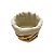 Cesta Redonda com Tecido P - Bege - 16x16x13cm - 1 unidade - Rizzo - Imagem 3