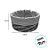 Cesta Oval com Tecido P - Bege - 21x15x13cm - 1 unidade - Rizzo - Imagem 4