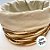 Cesta Oval com Tecido P - Bege - 21x15x13cm - 1 unidade - Rizzo - Imagem 5