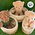 Cesta Oval com Tecido P - Bege - 21x15x13cm - 1 unidade - Rizzo - Imagem 6