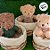 Cesta Oval com Tecido P - Bege - 21x15x13cm - 1 unidade - Rizzo - Imagem 7