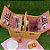 Kit Cesta de Pic Nic 2 serviços - 13 peças e Porta Garrafas embutidos - 25x48x34cm - 1 unidade - Rizzo - Imagem 5