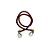 Cordão Decorativo - Vermelho Pingente Gota - 32cm - 1 unidade - Rizzo - Imagem 1