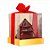 Caixa Gourmet com Borda & Berço - Natal - Ouro  - 5 unidades - Crystal - Rizzo - Imagem 1