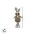 Boneco de Páscoa - Criança em Pé com Orelhas de Coelho - Bege  - 1 unidade - Rizzo - Imagem 4
