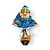 Saco Express 39x39cm para Ovos de 350g a 500g - Food Truck Azul - 25 unidades - Cromus - Rizzo - Imagem 1
