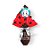 Saco Express 32x32cm para Ovos de 150g a 200g - Choco Bit Vermelho - 25 unidades - Cromus - Rizzo - Imagem 1