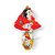 Saco Express 24x24cm para Ovos de 100g a 150g- ABC Vermelho - 25 unidades - Cromus - Rizzo - Imagem 1