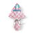 Saco Express 24x24cm para Ovos de 100g a 150g - Infinity Rosa - 25 unidades - Cromus - Rizzo - Imagem 1
