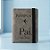 Porta Passaporte em Couro PU com Elástico Personalizado Pai Herói - Cinza - 14,8x11cm - 1 unidade - Rizzo - Imagem 1