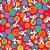 Folha para Ovos de Páscoa Cores Vermelho 69x89cm - 25 unidades - Cromus - Rizzo - Imagem 1