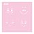 Stencil Rostinhos - Ref: 4097 - 1 unidade - RR Cortadores - Rizzo - Imagem 1