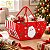 Cesta de Cartão Com Alça de Natal - Polo Norte - 25x15cm - 1 unidade - Cromus - Rizzo - Imagem 1
