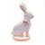 Coelho Decorativo Biscuit em Resina - 35cm - 1 unidade - Cromus - Rizzo - Imagem 1