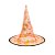 Chapéu de Bruxa Transparente - Laranja - 1 unidade - Rizzo - Imagem 1