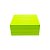 Decoração MDF Caixa Altura P - Amarelo Esverdeado - 1 unidade - Rizzo - Imagem 1