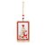 Enfeite para Pendurar Noel e Pinheiro em Madeira 11cm - 01 unidade - Cromus Natal - Rizzo - Imagem 1