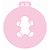 Stencil Boneco de Gengibre - Ref.4085 - 1 unidade - RR Cortadores - Rizzo - Imagem 1