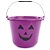 Baldinho de Halloween com Alça - Rosto Abóbora Roxa - 1 unidade - Cromus - Rizzo - Imagem 2