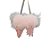 Asa De Anjo Decorativa de Natal - Rosa - 17cm - 1 unidade - Rizzo - Imagem 1
