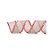 Fita Borda Xadrez - Vermelho e Branco -  6,3 cm x 9,14 m - 1 unidade - Cromus  - Rizzo - Imagem 1