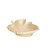 Prato Decorativo com Formato de Folha Ouro - 21cm - 1 unidade - Cromus - Rizzo - Imagem 1