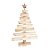 Pinheiro Decorativo de Madeira com Estrela G - 106cm - 1 unidade - Cromus - Rizzo - Imagem 1