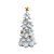 Árvore Decorativa de Resina Branca com LED - 24cm - 1 unidade - Cromus - Rizzo - Imagem 1