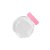 Mini Baleiro com Tampa Rosa Bebe - 50ml - 10 unidades - Rizzo - Imagem 1