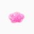 Aplique Nuvem Rosa com Glitter - 2 unidades - Rizzo - Imagem 1