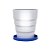 Copo Retrátil Azul 150 ml - 1 unidade - Rizzo - Imagem 1
