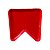 Bandeja Decorativa - Bandeira Vermelho - 1 unidade - Rizzo - Imagem 1